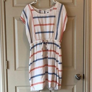 Stripped linen Old Navy Dress